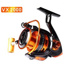 브레이크릴 BAKAWA New Spinning Reel 금속 12kg 브레이크 시스템 Long Cast Sea rods에 적합 Rock, 07 VX 2000