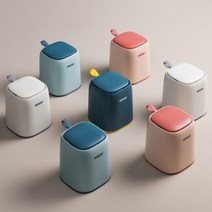 더홈스 미니 원터치 음식물 쓰레기통, 1개, 화이트