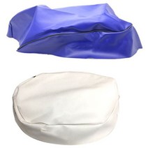 2X Motorcycle Seat Cover Imitation Leather For Honda DIO AF17/AF18 Modification Blue White, [01] GRAY