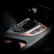 K5 카본 데칼스티커 기어 컵홀더 윈도우 핸들 패널, F TYPE (도어캐치 패널), 02. 블랙카본 (유광)