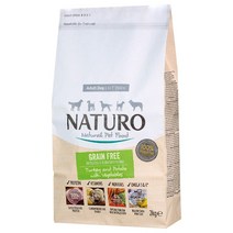 내추로 그레인프리 강아지사료, 2kg, 칠면조&감자