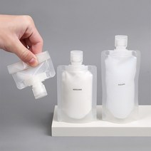 투명 슬림 핸드크림 공병 여행용 샴푸 통 로션 휴대용 50ml 파운데이션 다용도 깔끔 튜브 스킨 기내용 샘플 튜브형 토너 화장품 소분 용기 멀티 케이스 공용기 리필 파우치
