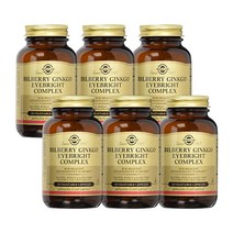 솔가 빌베리 징코 아이 브라이트 60캡슐 x6, 단품