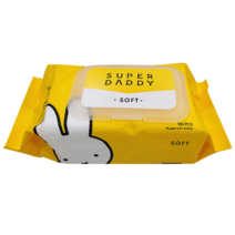 슈퍼대디 저자극 아기물티슈 소프트 캡형, 100매, 30팩