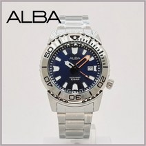 삼정시계 정품 ALBA 세이코 알바 남성 메탈시계 (블루) AG8M07X1