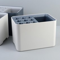 모던한 투톤컬러 디자인 우산보관대 물받이포함 우산꽂이 보관함, 쿨그레이앤그레이