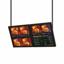 LED배너 라이트패널 개폐식 입간판 천장 벽걸이 MELH-6060 광고판 메뉴판 전시 안내, 2개, 흑색