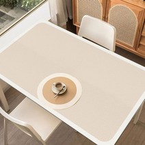 식탁 테이블 방수 식탁보 테이블보 매트 러너 커버, 60x140cm아이보리, 60x140cm아이보리
