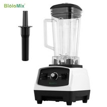 BPA 프리 3HP 2200W 튼튼한 상용 등급 블렌더 믹서 쥬서 고출력 푸드 프로세서 아이스 스무디 바 과일, WHITE_CHINA | 미국 플러그