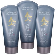 네슈라 3개)네슈라 스킨후리 퍼펙트클리어숯팩120g(떼어내는 숯팩) 코 팩/패치, 선택없음, 선택없음