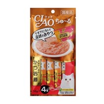 집사야 오늘은 가다랑어가 땡긴다옹~! / 이나바 챠오 츄루 (가다랑어+가다랑어포)14gx4p / 고양이 최애간식 츄르 추르 추루 츄릅 가다랑어맛