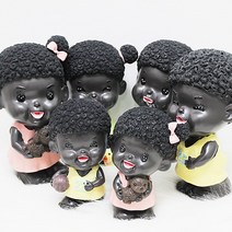 오브제 대레트로인테리어소품 보석 입상, 소-여아강아지