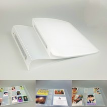 형통하우스 포카바인더 포토카드 씰 스티커 티렉스카드게임 집 사진책만들기 모음 포토티켓 북 사진정리 포토앨범, 8포켓, 50매