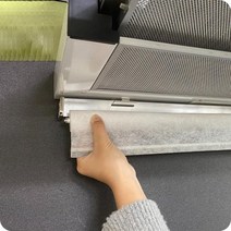당겨서 착- 렌지후드 케어 매일 깨끗한 관리 청소가 필요 없는 10초 교체 자동 롤필터 렌가드
