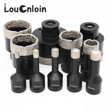 홀쏘 빵기리 실린더기리세트-진공 브레이징 다이아몬드 도자기 타일 대리석 스톤 벽돌, 30mm