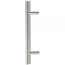 Pandora 단색 스테인리스 스틸 바 풀 핸들 서랍 주방 캐비닛 하드웨어 5cm T - 25팩 117739, 6 Inch