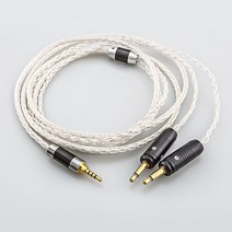 HiFi 8 코어 실버 도금 2.5 4.4 6.5mm/4pin XLR Clear Celestee Focal ELEAR 헤드셋 프랜치 유토피아 업그, 02 6.35mm TRS_02 1.5m