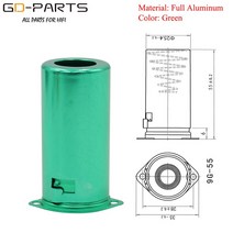 55mm 알루미늄 진공 튜브 쉴드 프로텍터 12AX7 ECC83 12AU7 ECC82 12AT7 ECC81 6DJ8 6922 E88CC Hifi 오디, 06 GREEN