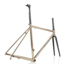 HandW AM CLR6200 로드 자전거 700C 프레임 크롬 몰리브덴 스틸 초경량 1630g 탄소 섬유 포크 45/47/49/51/, 51cm, 02 Frame and fork_05 51cm