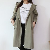 [쏭스타일] 잇백나염후드야상