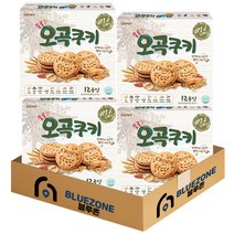 크라운 오곡쿠키 288g 4개입, 1세트