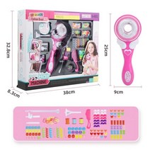 전기 자동 머리 땋는 브레이더 꼬기 헤어 스타일 여자 어린이 공주 머리 만들기 선물, 세트 B