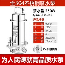 히트 펌프 잠수정 하수 가정용 220V 부식 방지 리프트 380V 히팅 온수 스파 조절기, 250W 1인치 스테인리스 맑은 물