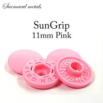 일제 썬그립 티단추 11mm, 100세트, 11mm핑크