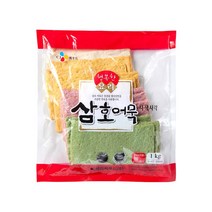 원하프삼호어묵 사색사각1kg씨제이, 단품
