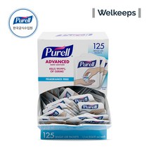 퓨렐 손소독제 싱글 유즈 125개입