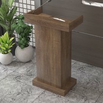강연대 결혼식 사회자 데스크 웨딩안내 행사용 단상, 필드 오크
