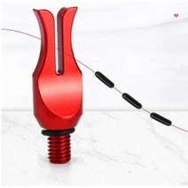 민물낚시 채비 투척기 장대 투척기, 헤드 (빨간색) + 대