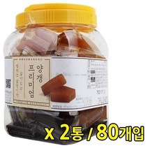 화과방 프리미엄 영양갱 40g x 40개 2통, 80개입