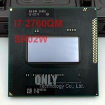 노트북 프로세서 인텔 노트북 cpu sr02w i7 2760qm 인텔 코어 i7 모바일 cpu i7 2760qm 중앙 프로세서 6m pga 2 4ghz 3 5ghz sro2w, 없음
