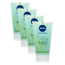 니베아 퓨리파잉 페이스 워시 앤 스크럽 150ml Nivea Purifying Face Wash Scrub, 4개