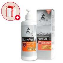 뉴트리벳 오메가3 알래스카 연어오일 강아지 고양이 피부피모 192ml