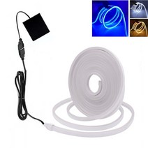 LED 네온플렉스 줄조명 USB 배터리 LED 네온 빛 스트립 기호 5V 120LED/m 6X12MM 소프트 실리콘 방수 유연, 02 Battery_05 분홍색_01 0.5m