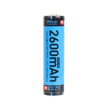 스위스볼트 18650 배터리 2600mAh 보호회로 고방전