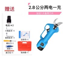suca 무선 충전식 전지가위 전동가위 배터리2 sc-8603 고지가위 연장봉 세트 가능, 무선 2.8cm (2배터리)개