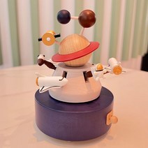 대만 원목 열차 오르골 기차 우드 나무 오르골, 우주비행