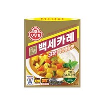 오뚜기 백세카레3분 약간매운맛 초간단요리 필수 먹거리 200G, 1개