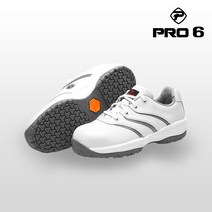 프로식스 안전화 PRO6-426 화이트 4인치 경량 논슬립 발편한 기능성