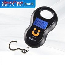 매달림 저울 무게 측정 호이스트 낚시 짐에 미니 디지털 규모 여행 가중치 전자 후크 도구, 50kg 10g