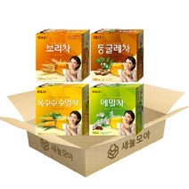 담터 차 4종(둥글레차 옥수수차 보리차 메밀차), 1세트, 1세트