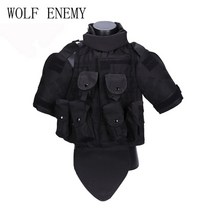 서바이벌 택티컬 밀리터리 전투조끼 전술조끼 otv 위장 갑옷 파우치패드 acu usmc airsoft 군용 molle 돌격 플레이트 캐리어 cs 의류, 검은색
