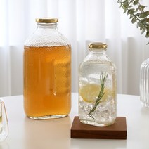 델몬트 훼미리 유리병 4종 택1 감성레트로 카페템, 2.소 245ml