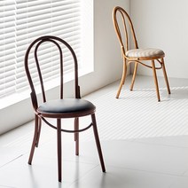 2colors A766 곡목 식탁의자, 월넛