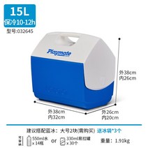 이글루 휴대용 보냉 도트 캠핑용 차량 낚시용 아이스박스 10L 15L 20L, H