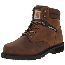Carhartt 남성용 6 워크 소프트 토 NWP 작업 부츠 다크 브라운 오일 태닝 13 Wide