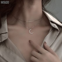DFMEI 여성용 순은 목걸이
